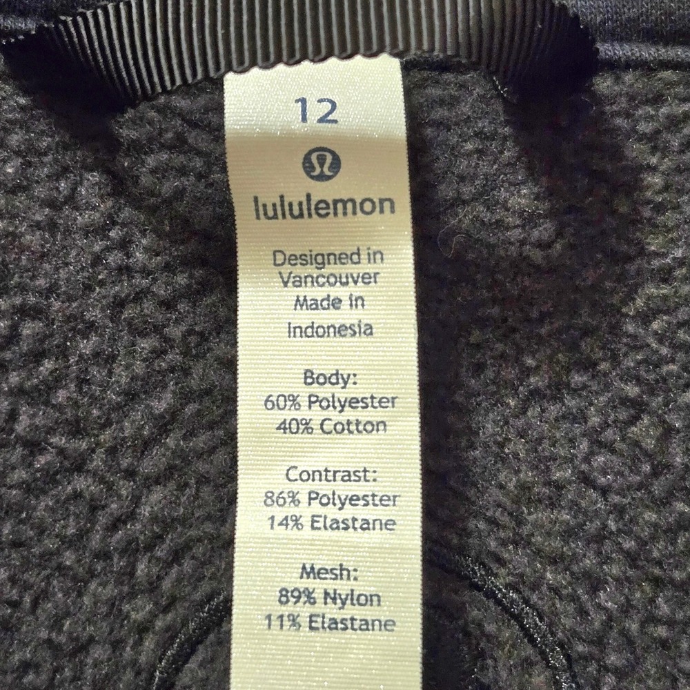 Lululemon Jacket size 12 "Light as Warmth" Jacket Drawstring Waist - Picture 5 of 13